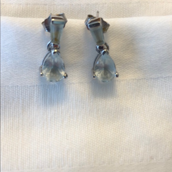 weisfield Jewelry - Aquamarine tear drop earrings